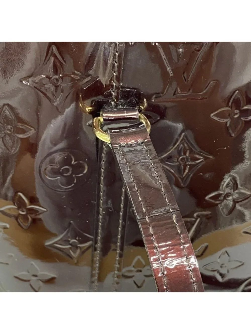 Louis Vuitton Shoulder Bag Vernis Avalon MM Amarante